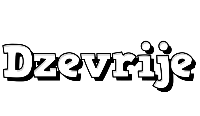 Dzevrije snowing logo