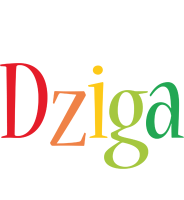 Dziga birthday logo