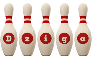 Dziga bowling-pin logo