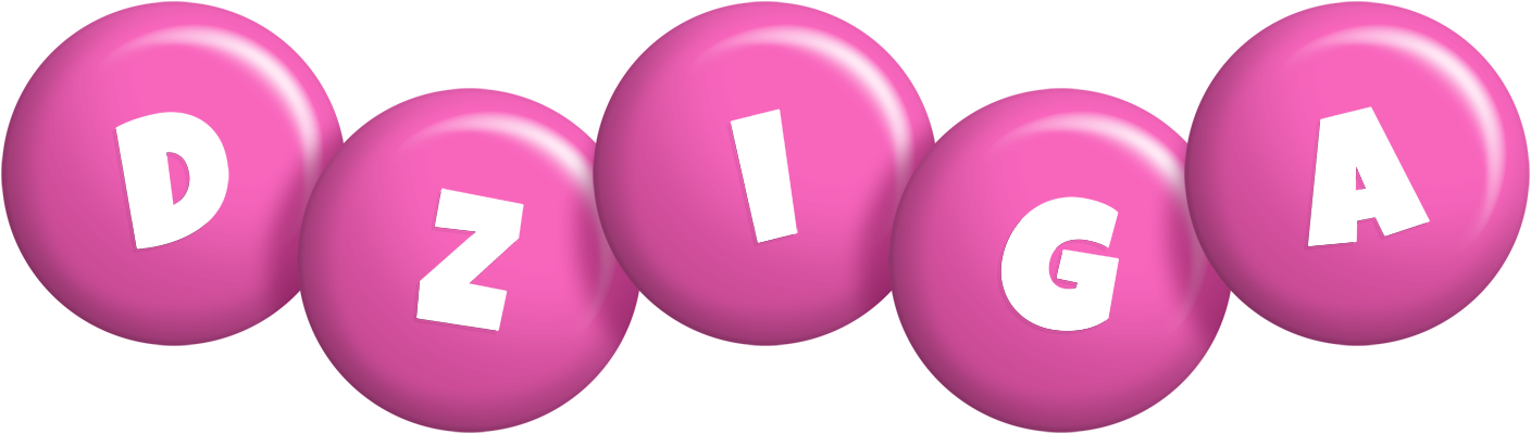Dziga candy-pink logo