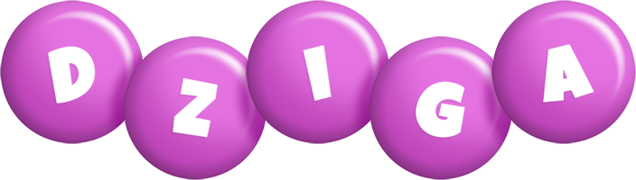 Dziga candy-purple logo
