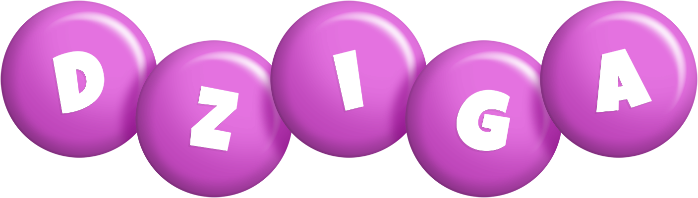 Dziga candy-purple logo