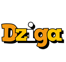 Dziga cartoon logo