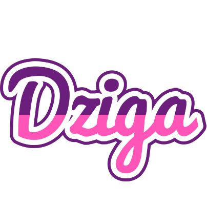 Dziga cheerful logo
