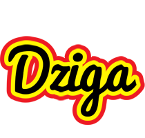 Dziga flaming logo