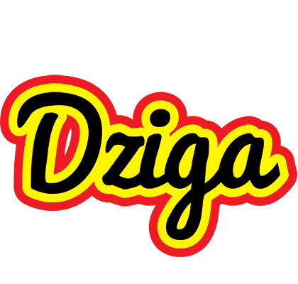 Dziga flaming logo