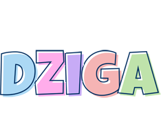 Dziga pastel logo