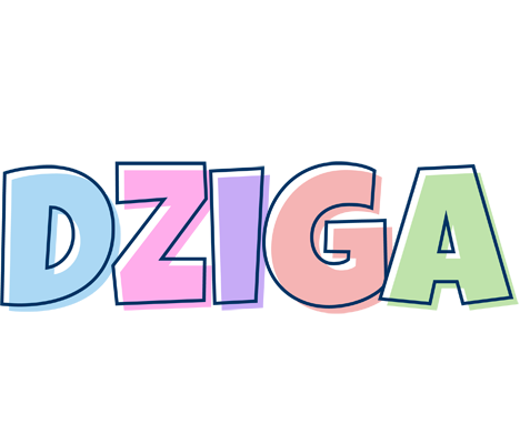 Dziga pastel logo