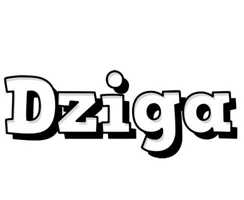 Dziga snowing logo