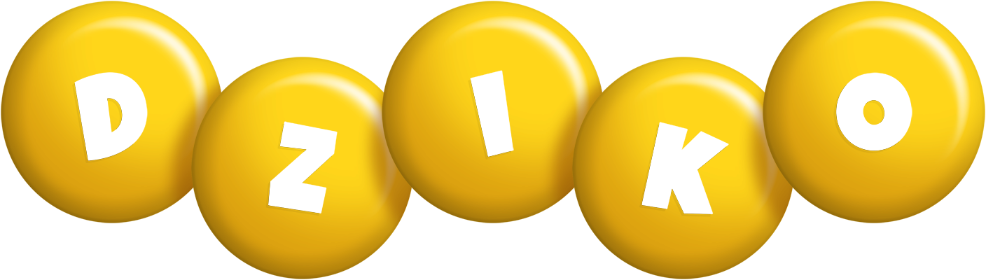Dziko candy-yellow logo