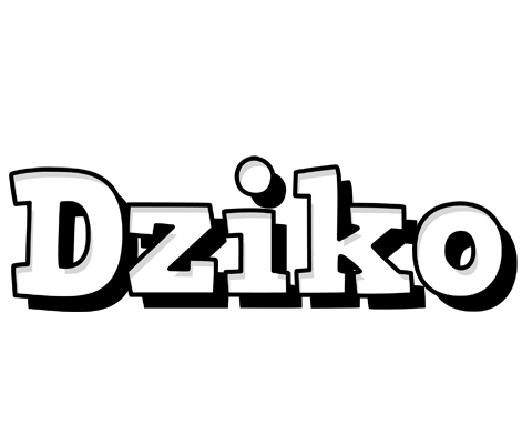 Dziko snowing logo