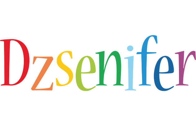 Dzsenifer birthday logo