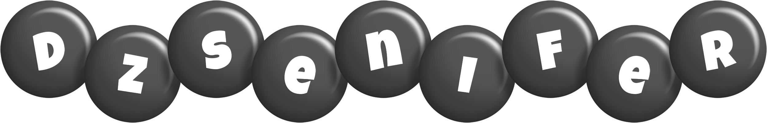 Dzsenifer candy-black logo