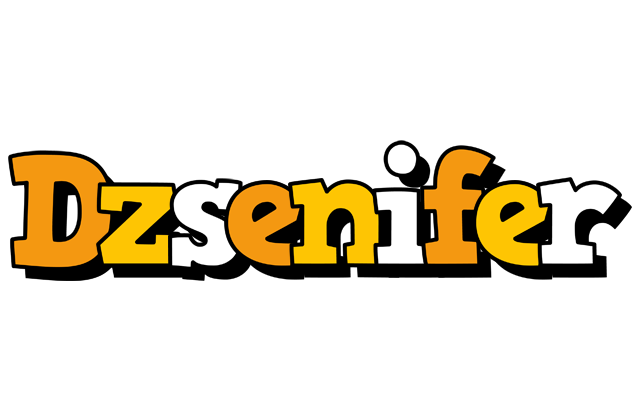 Dzsenifer cartoon logo