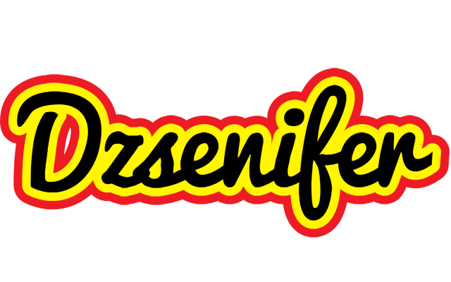 Dzsenifer flaming logo