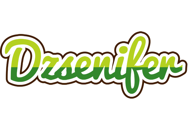 Dzsenifer golfing logo
