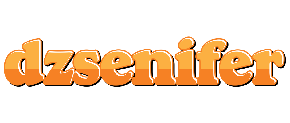 Dzsenifer orange logo