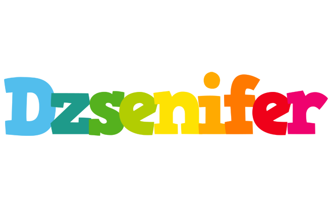Dzsenifer rainbows logo