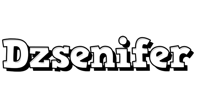 Dzsenifer snowing logo