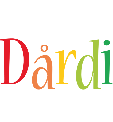 Dårdi birthday logo