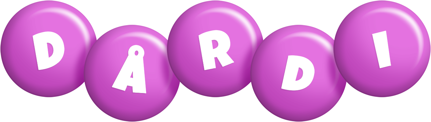 Dårdi candy-purple logo