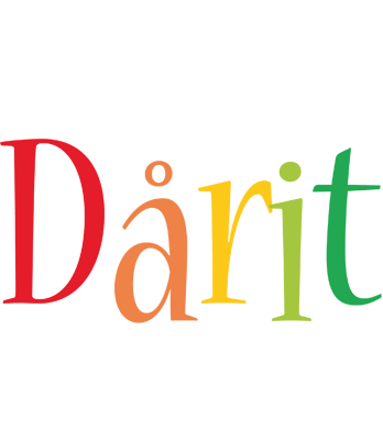 Dårit birthday logo