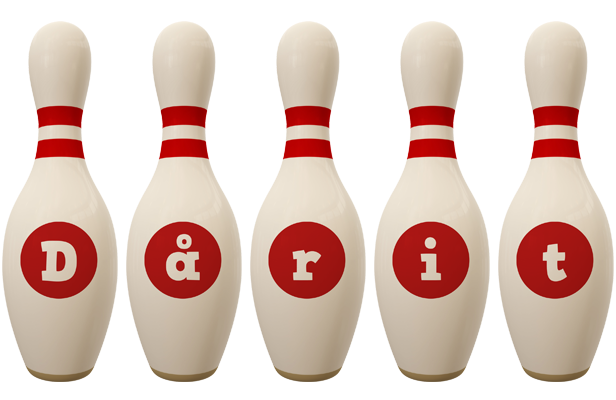 Dårit bowling-pin logo