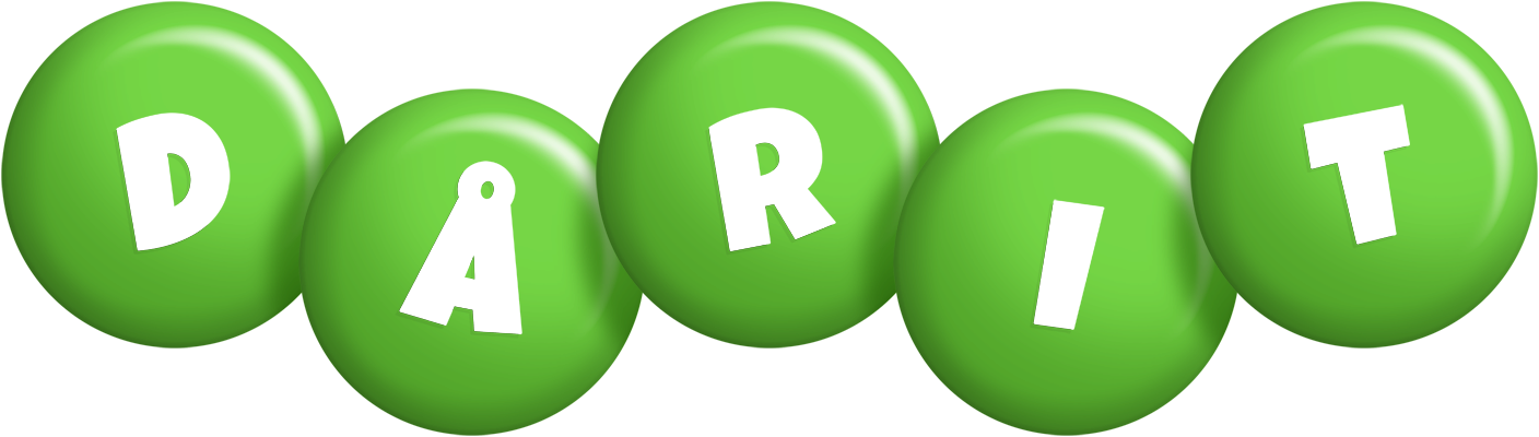 Dårit candy-green logo