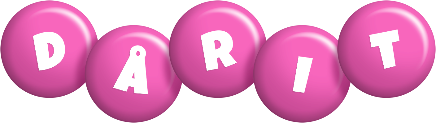 Dårit candy-pink logo