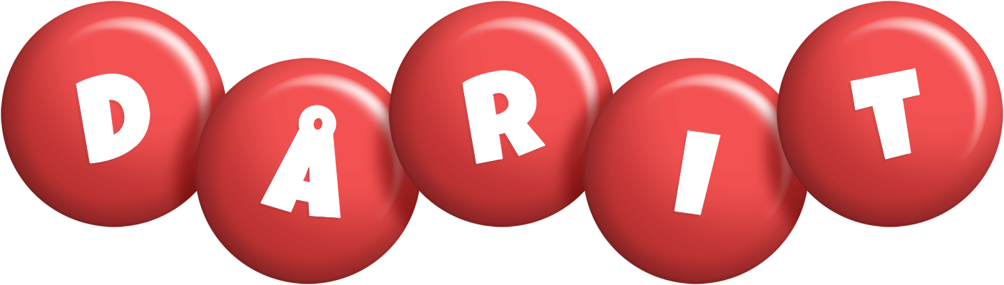 Dårit candy-red logo