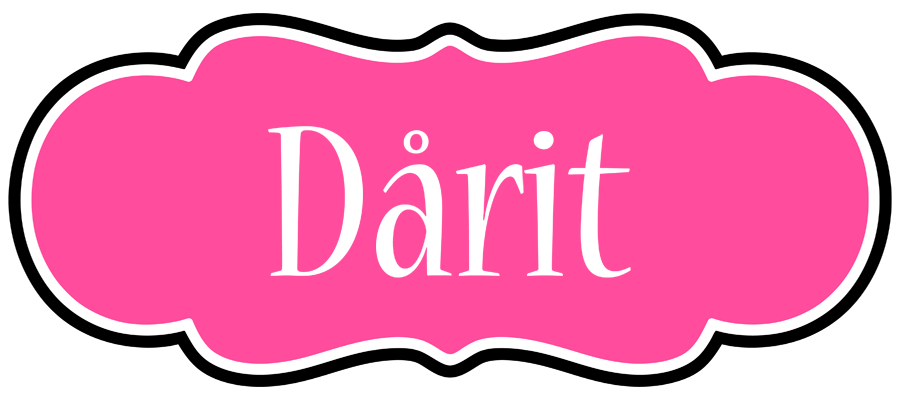 Dårit invitation logo