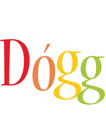 Dógg birthday logo
