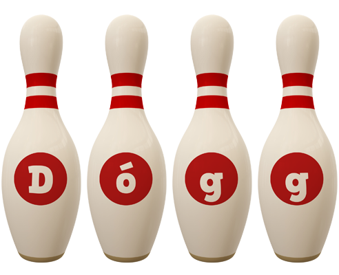 Dógg bowling-pin logo