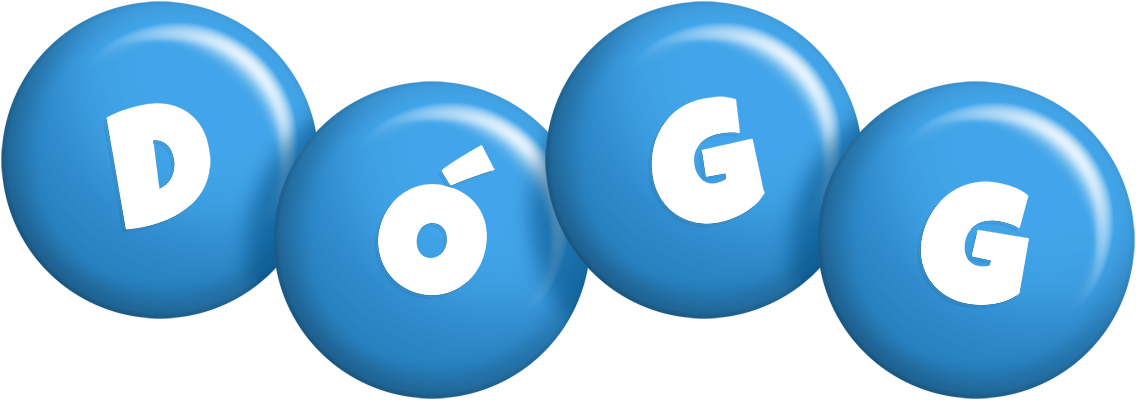 Dógg candy-blue logo