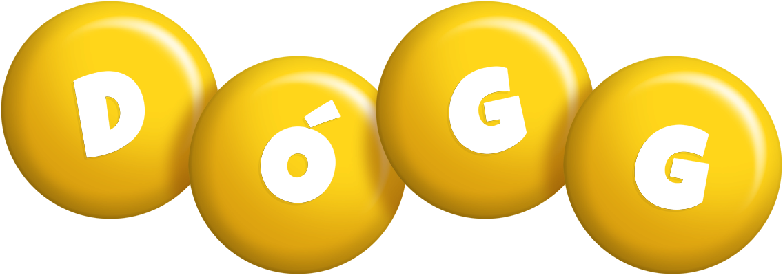 Dógg candy-yellow logo