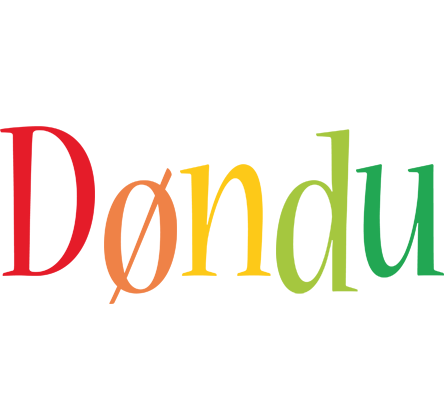 Døndu birthday logo