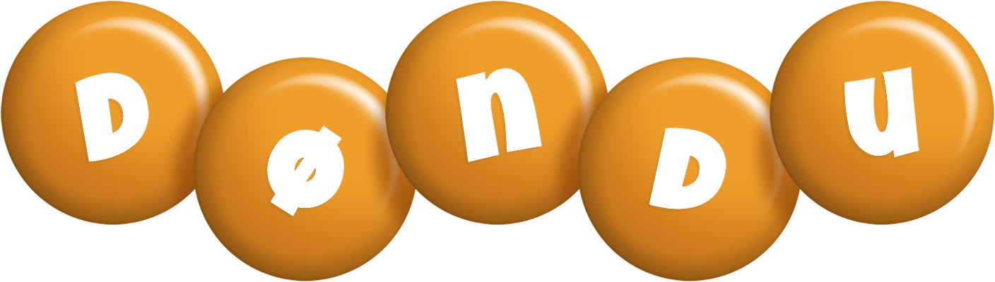 Døndu candy-orange logo