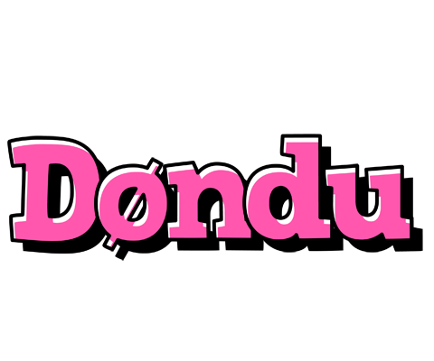 Døndu girlish logo