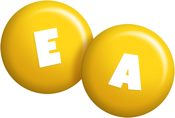 Ea candy-yellow logo