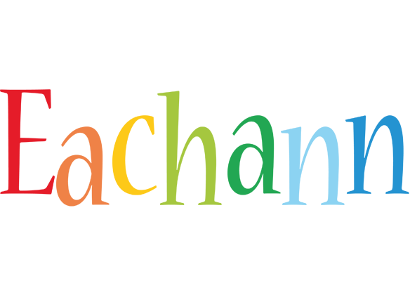 Eachann birthday logo