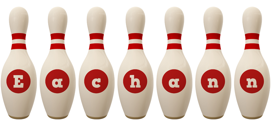 Eachann bowling-pin logo