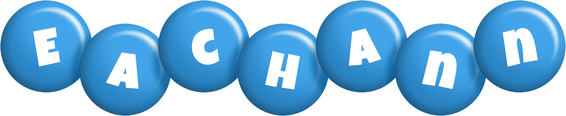 Eachann candy-blue logo