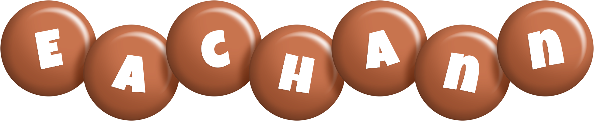 Eachann candy-brown logo