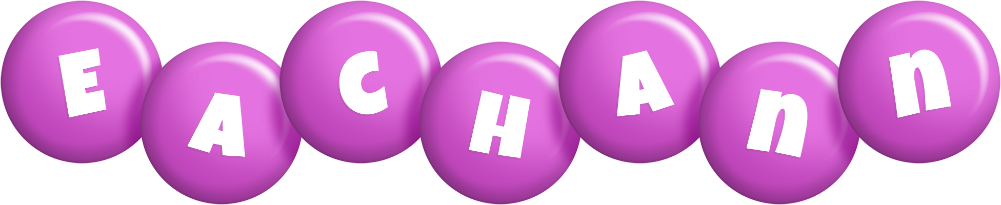 Eachann candy-purple logo