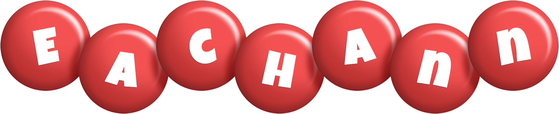 Eachann candy-red logo