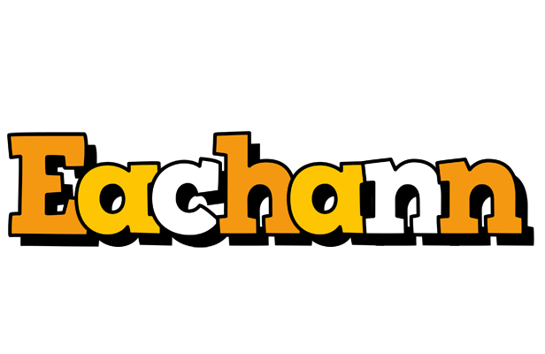 Eachann cartoon logo