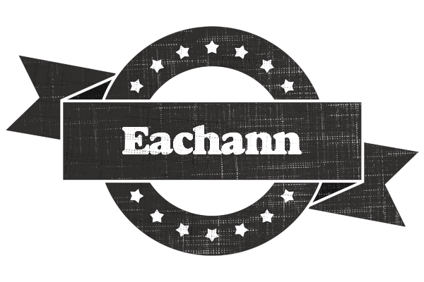 Eachann grunge logo
