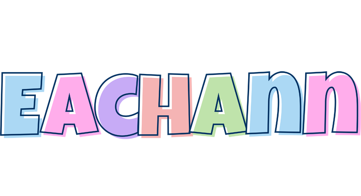 Eachann pastel logo
