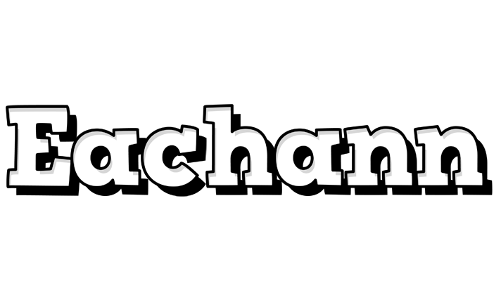 Eachann snowing logo