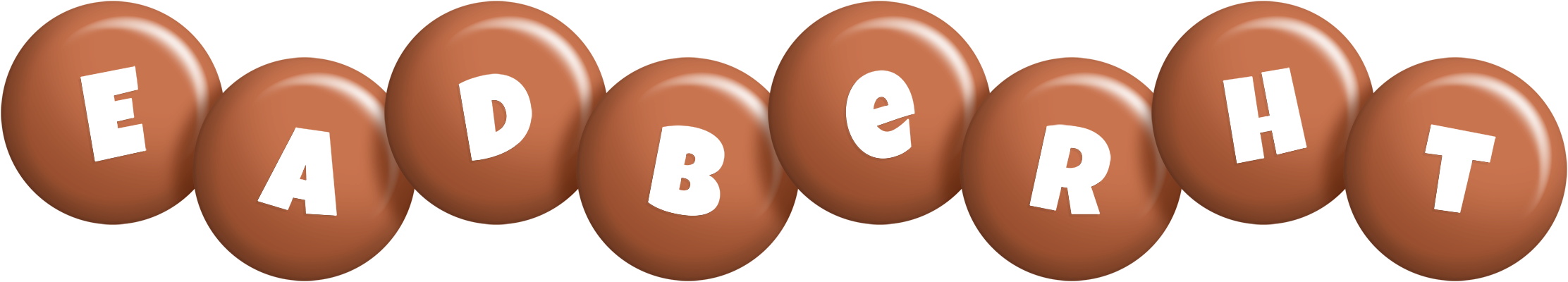 Eadberht candy-brown logo